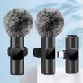 K60 Wireless Lavalier Microphone for IPhone and Android
