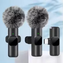K60 Wireless Lavalier Microphone for IPhone and Android