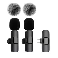K60 Wireless Lavalier Microphone for IPhone and Android