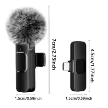 K60 Wireless Lavalier Microphone for IPhone and Android