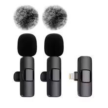 K60 Wireless Lavalier Microphone for IPhone and Android